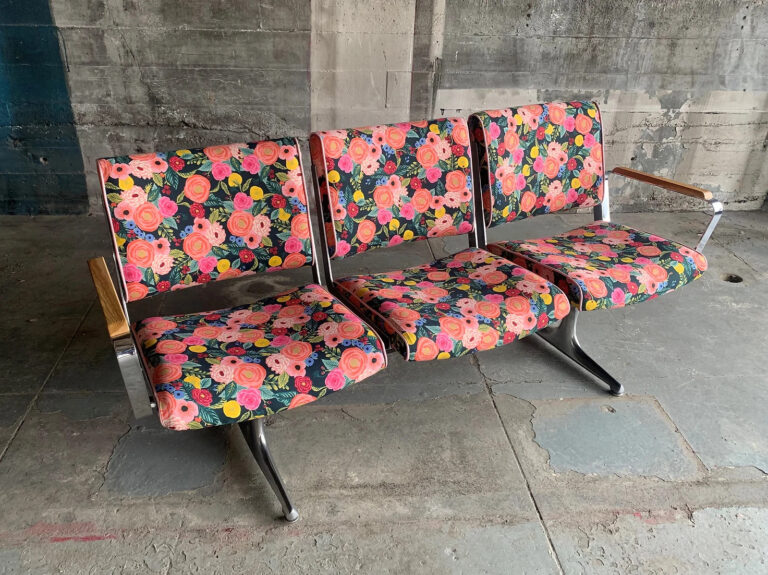 Bridgetown Flower Power Studio Couch